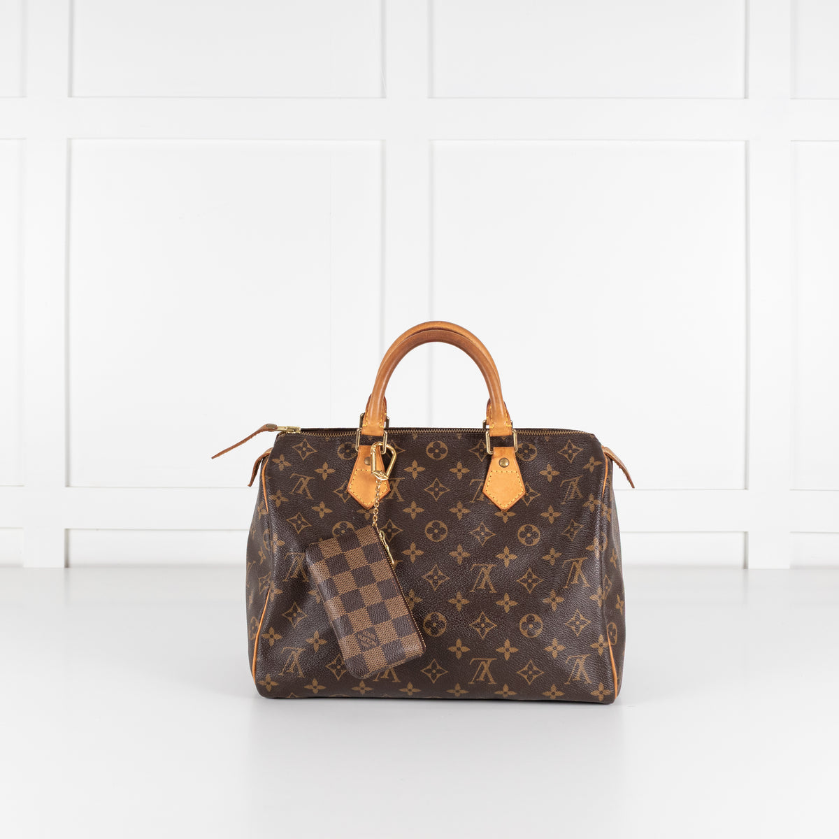 Louis Vuitton Brown Damier Ebene Canvas Key Pouch