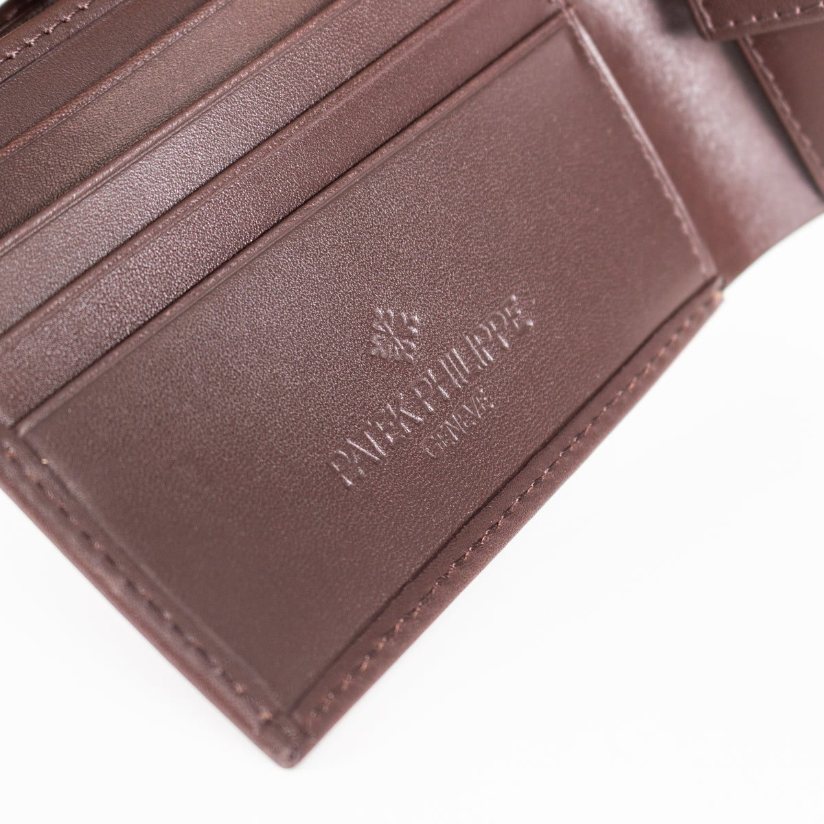 Patek Philippe Brown Leather Wallet