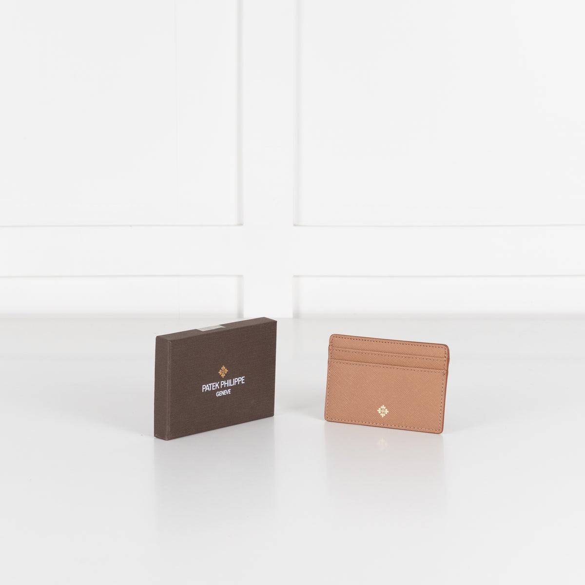 Patek Philippe Tan Leather Card Wallet