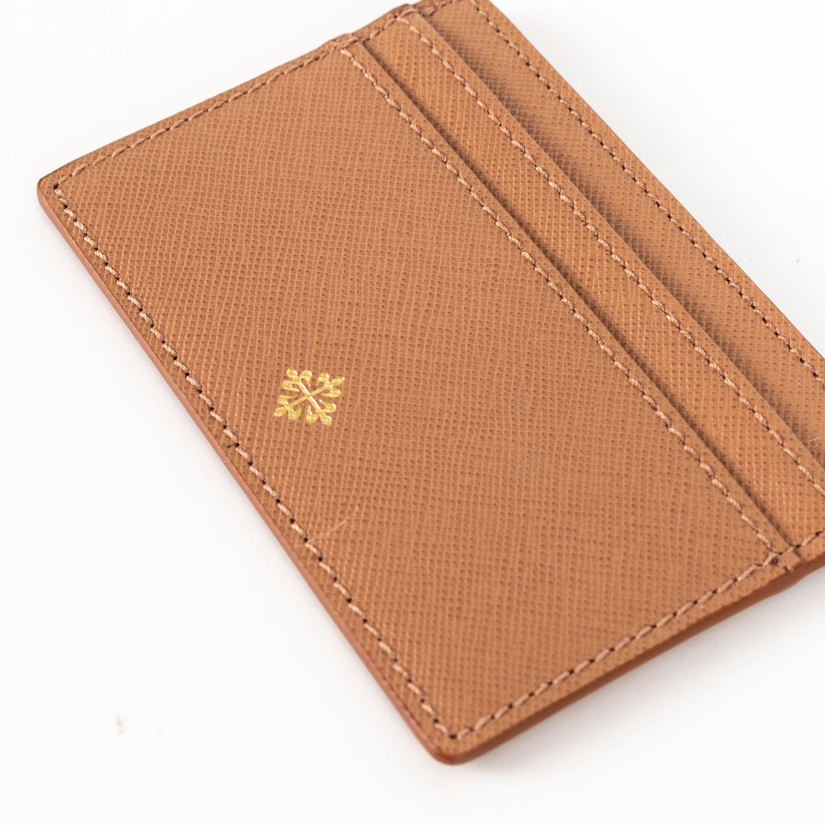 Patek Philippe Tan Leather Card Wallet
