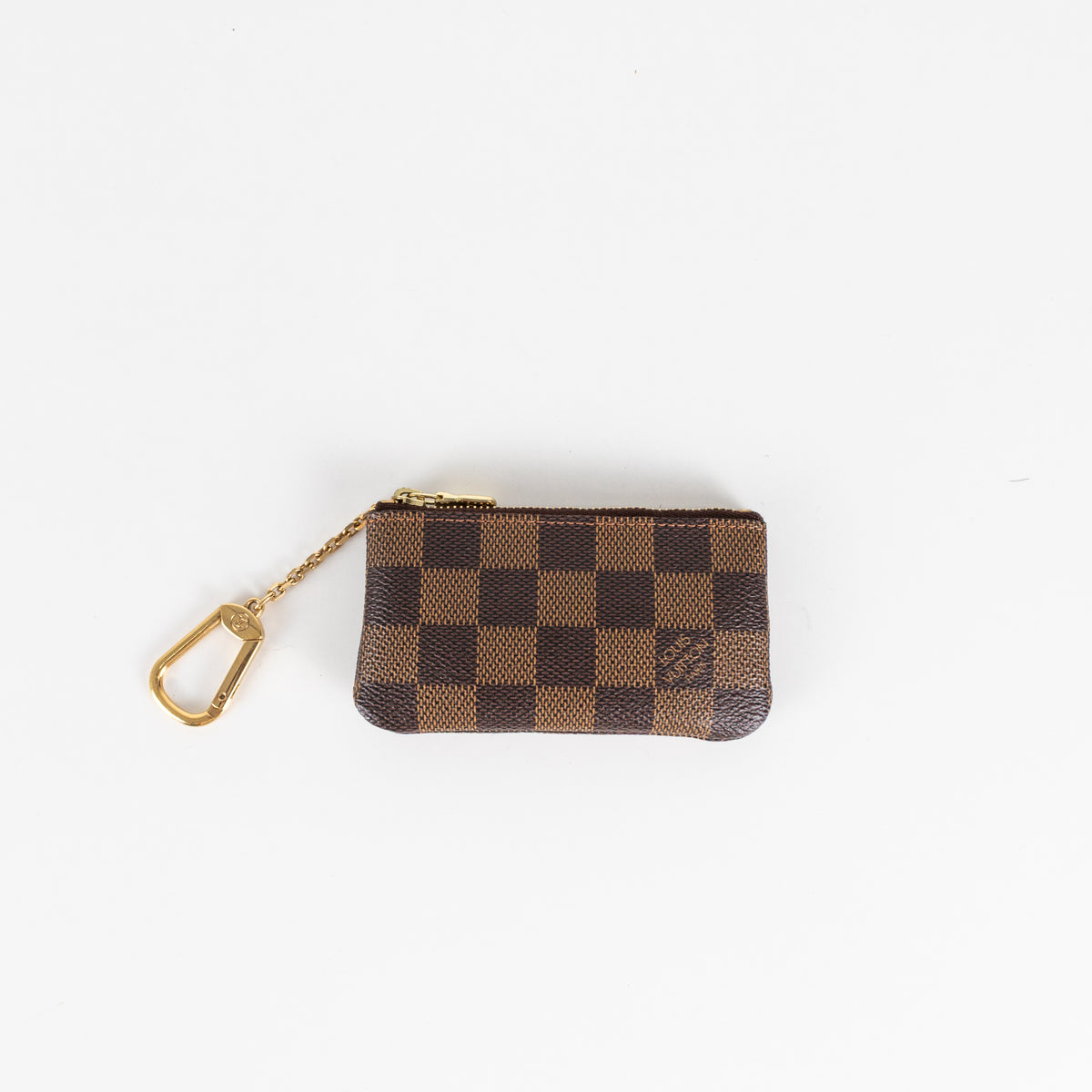 Louis Vuitton Brown Damier Ebene Canvas Key Pouch