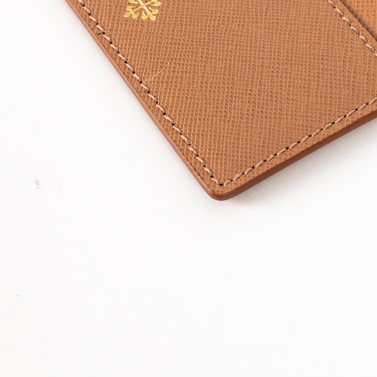 Patek Philippe Tan Leather Card Wallet