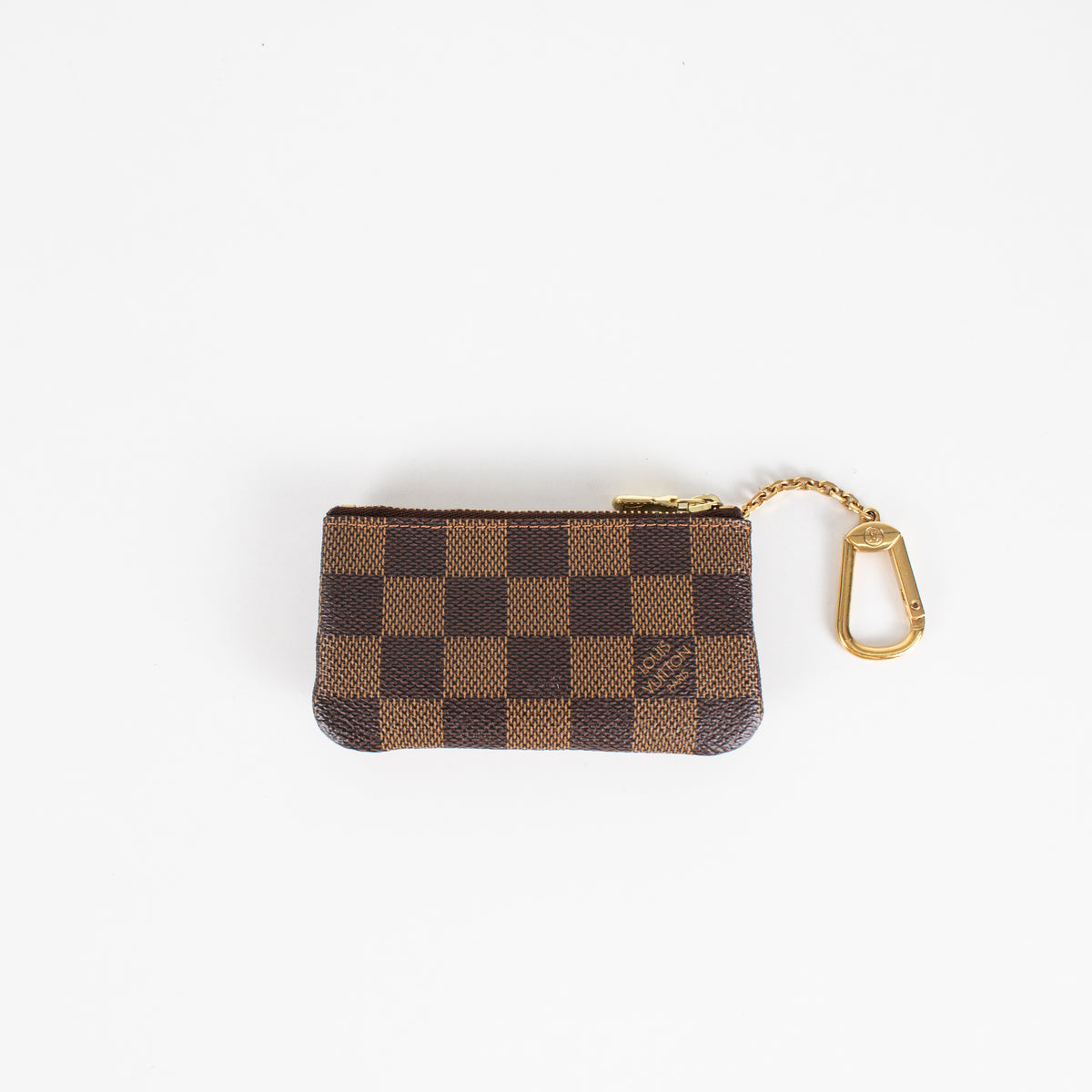 Louis Vuitton Brown Damier Ebene Canvas Key Pouch