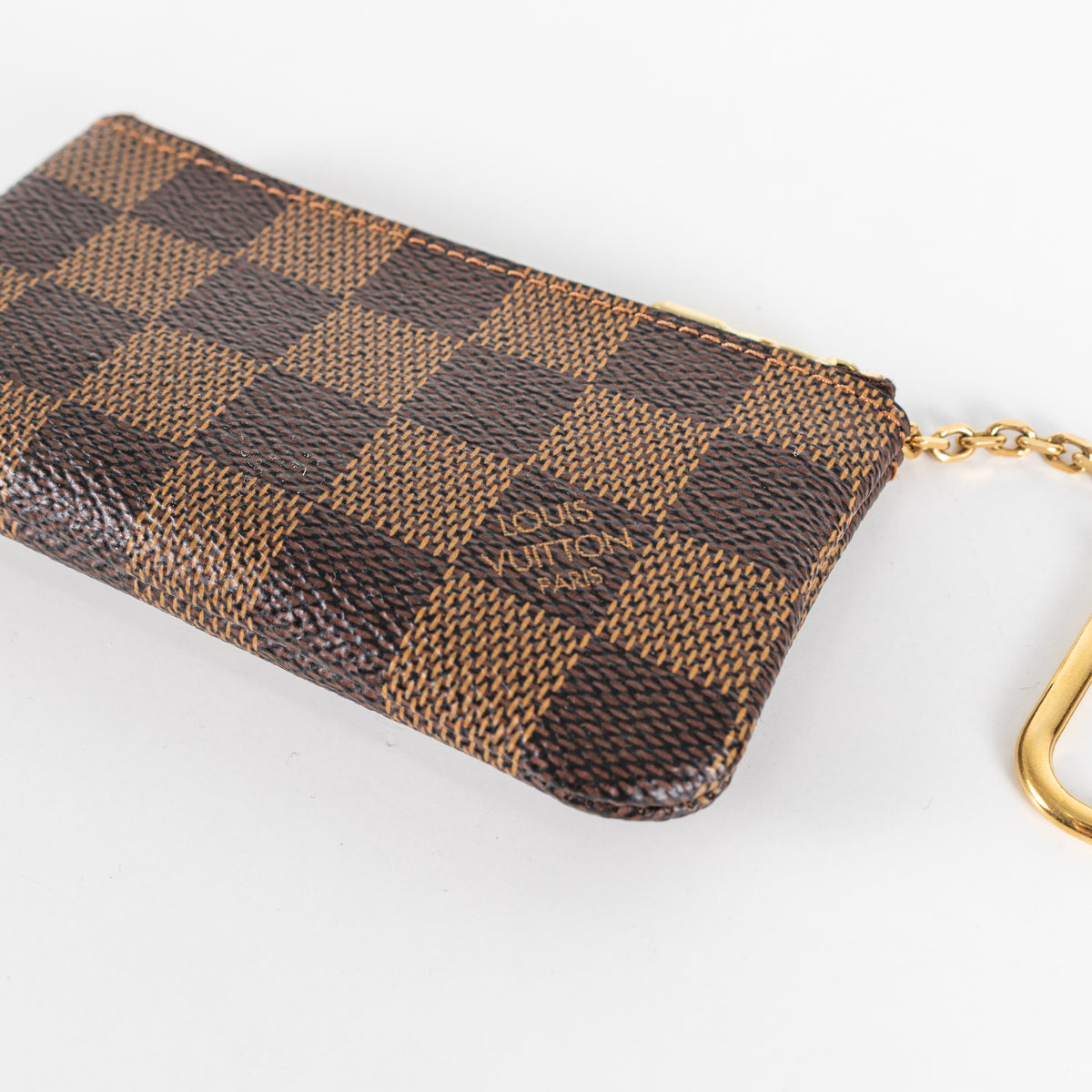 Louis Vuitton Brown Damier Ebene Canvas Key Pouch