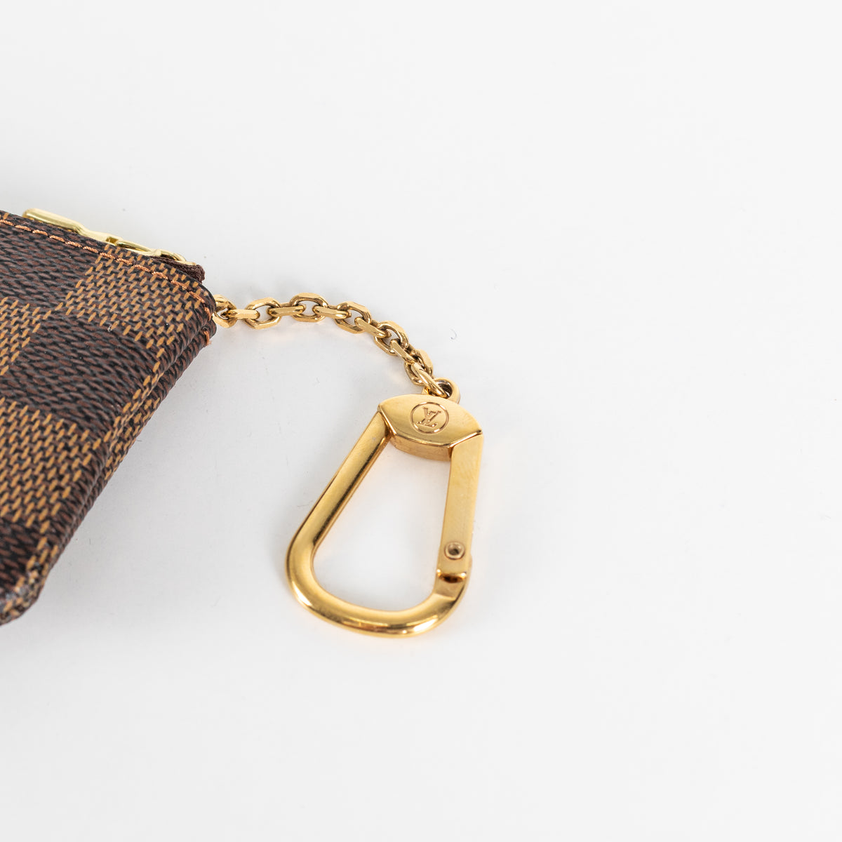 Louis Vuitton Brown Damier Ebene Canvas Key Pouch