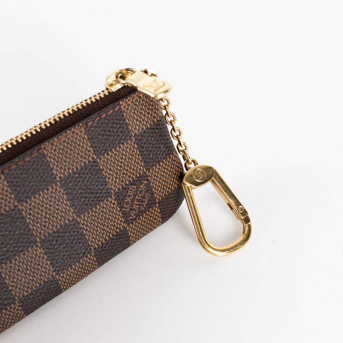 Louis Vuitton Brown Damier Ebene Canvas Key Pouch
