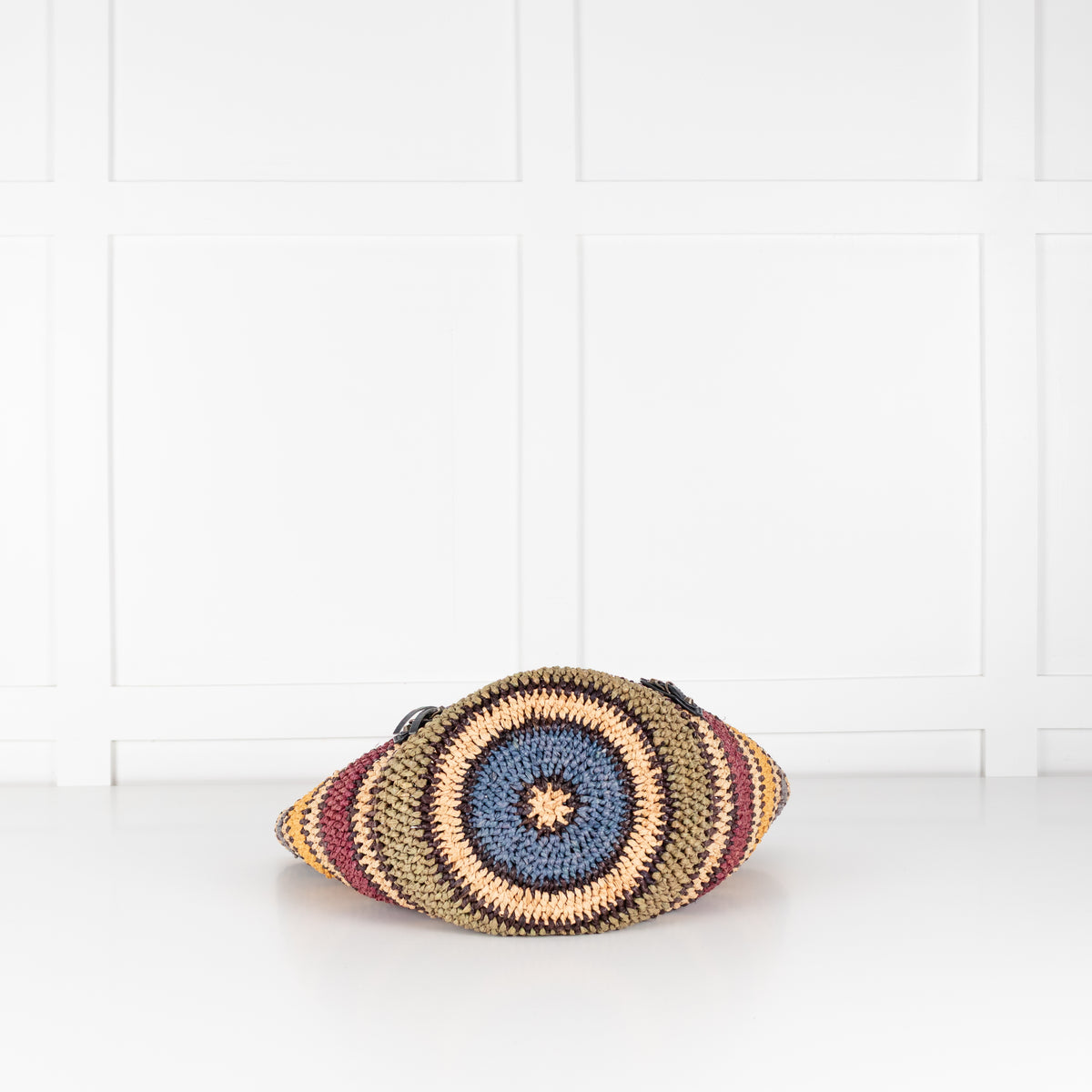 Balenciaga Multicolour Raffia Panier Tote Bag