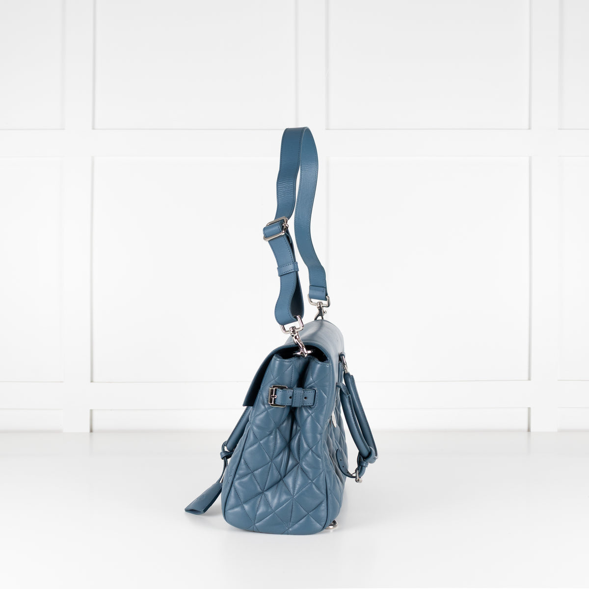 Mulberry Petrol Blue Cara Delvigne Back Pack Bag