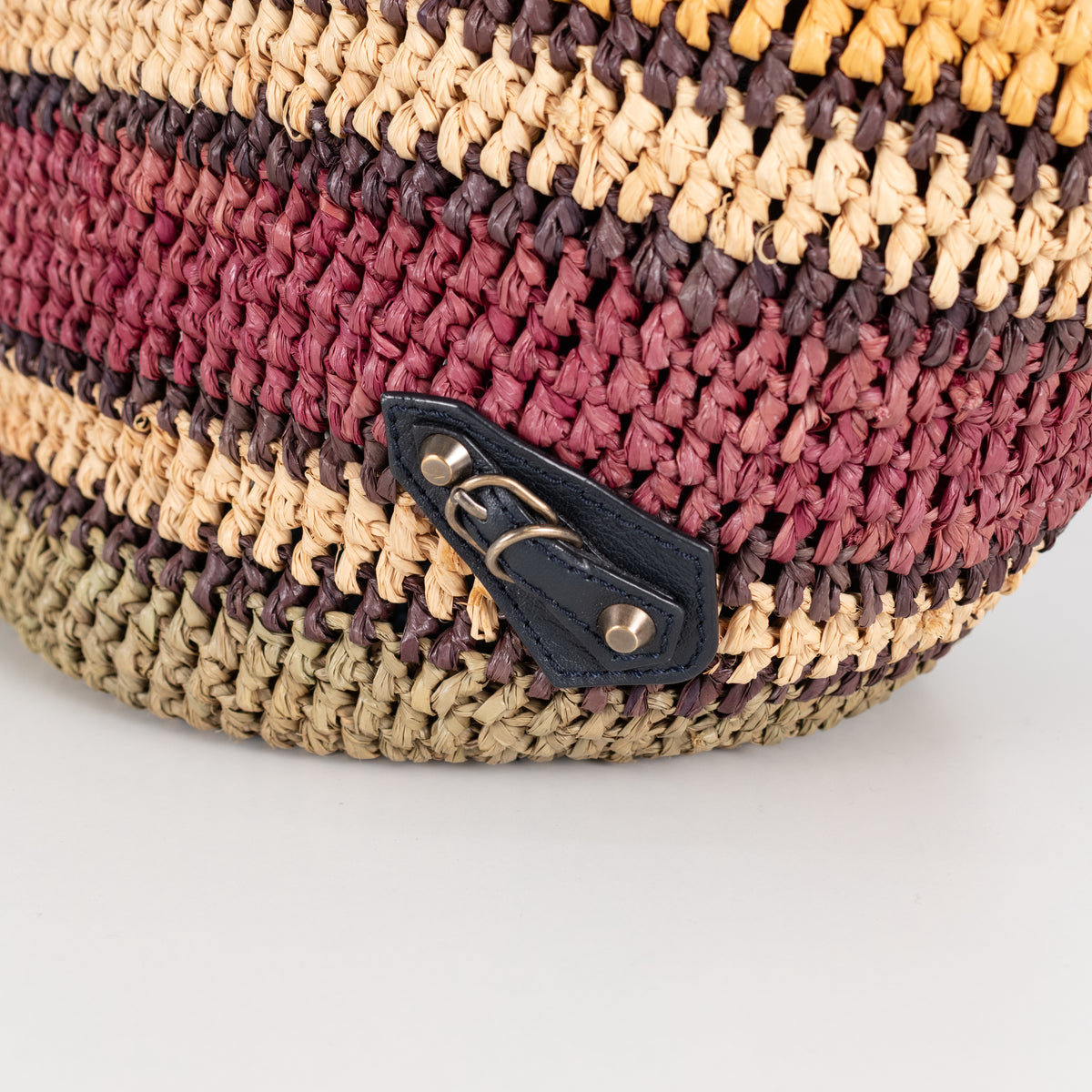 Balenciaga Multicolour Raffia Panier Tote Bag