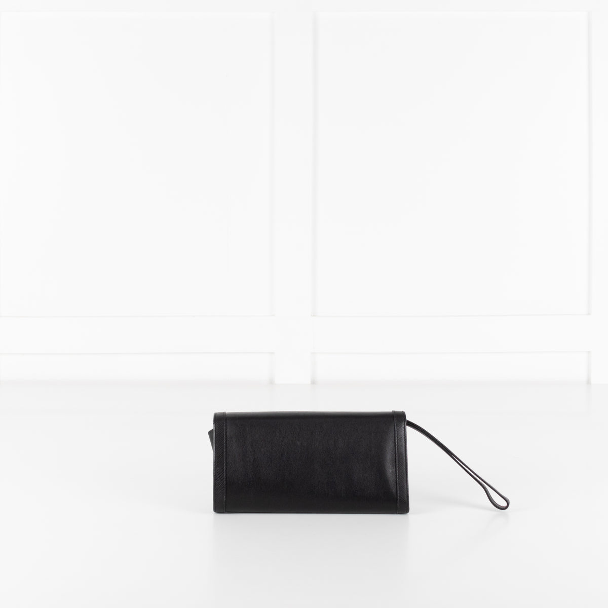 Salvatore Ferragamo Black Gancini Black Wallet