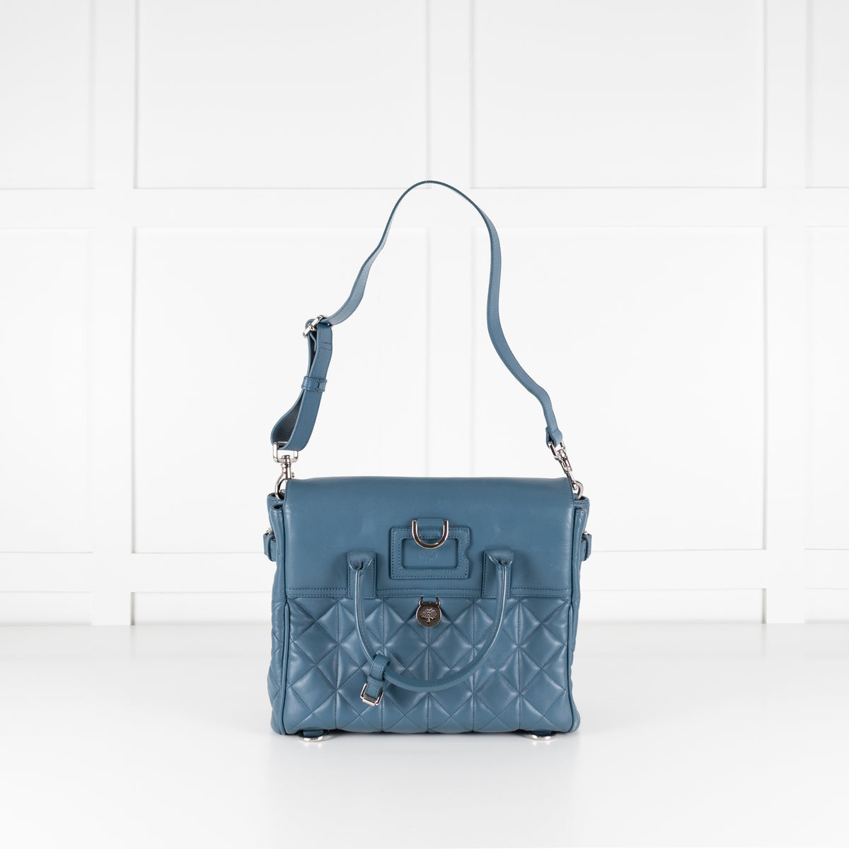 Mulberry Petrol Blue Cara Delvigne Back Pack Bag
