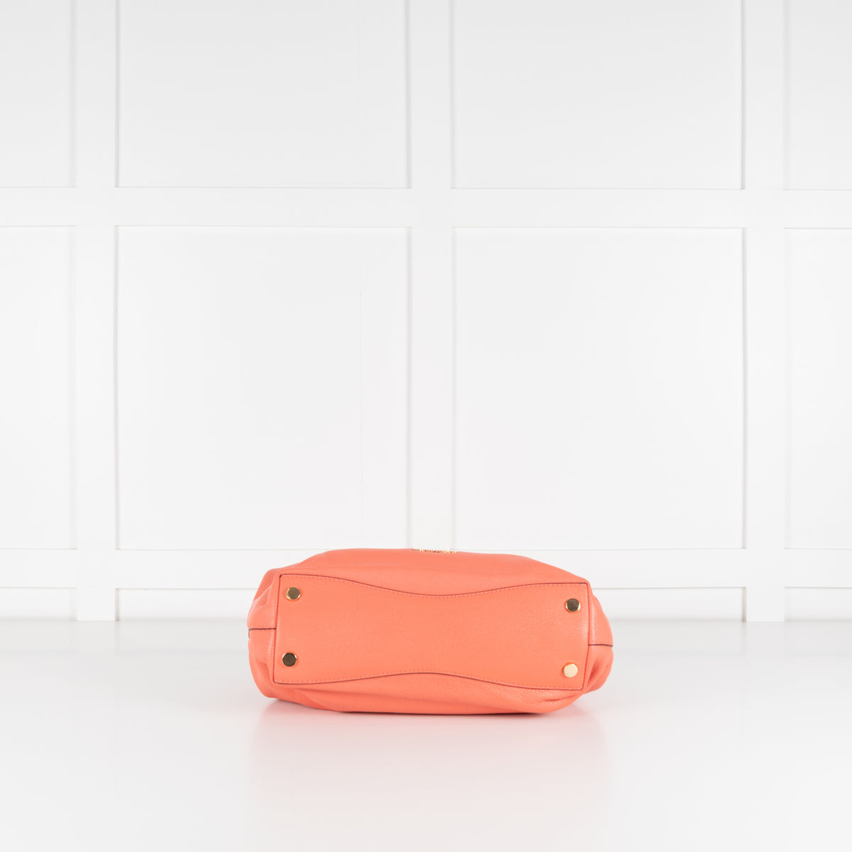 Michael Kors Coral Pebbled Leather Kensington Shoulder Bag