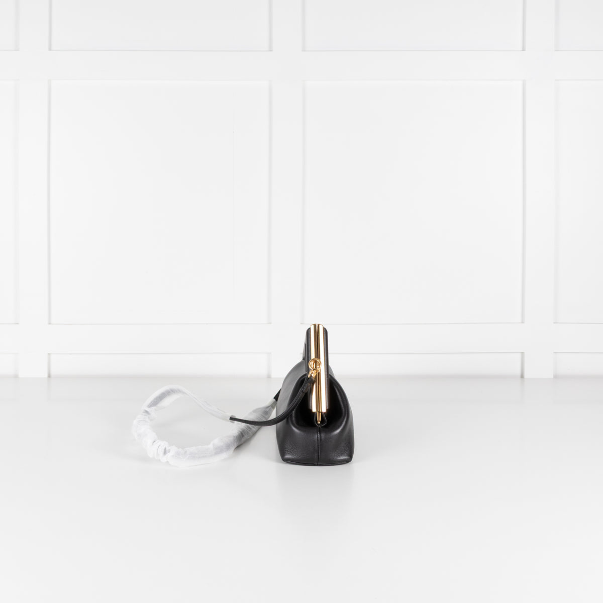 Fendi Black Leather Fendi First Crossbody Bag
