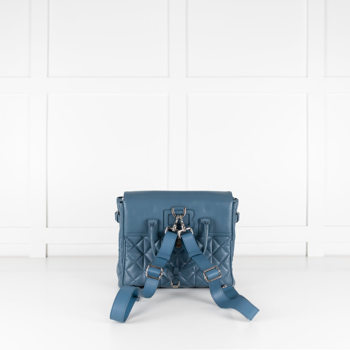 Mulberry Petrol Blue Cara Delvigne Back Pack Bag