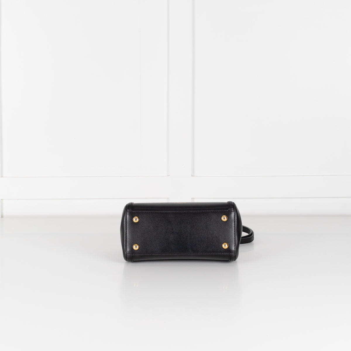 DeMellier Black Paris Small Handbag with Top Handle and Crossbody