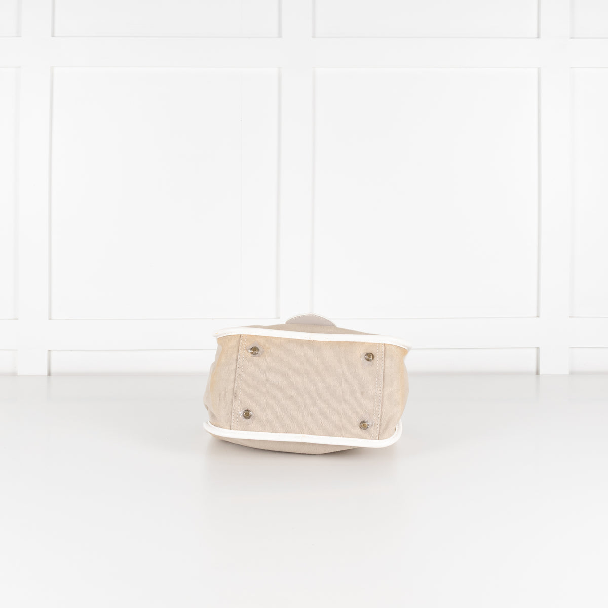Tila March Cream Bag with Patent Trim