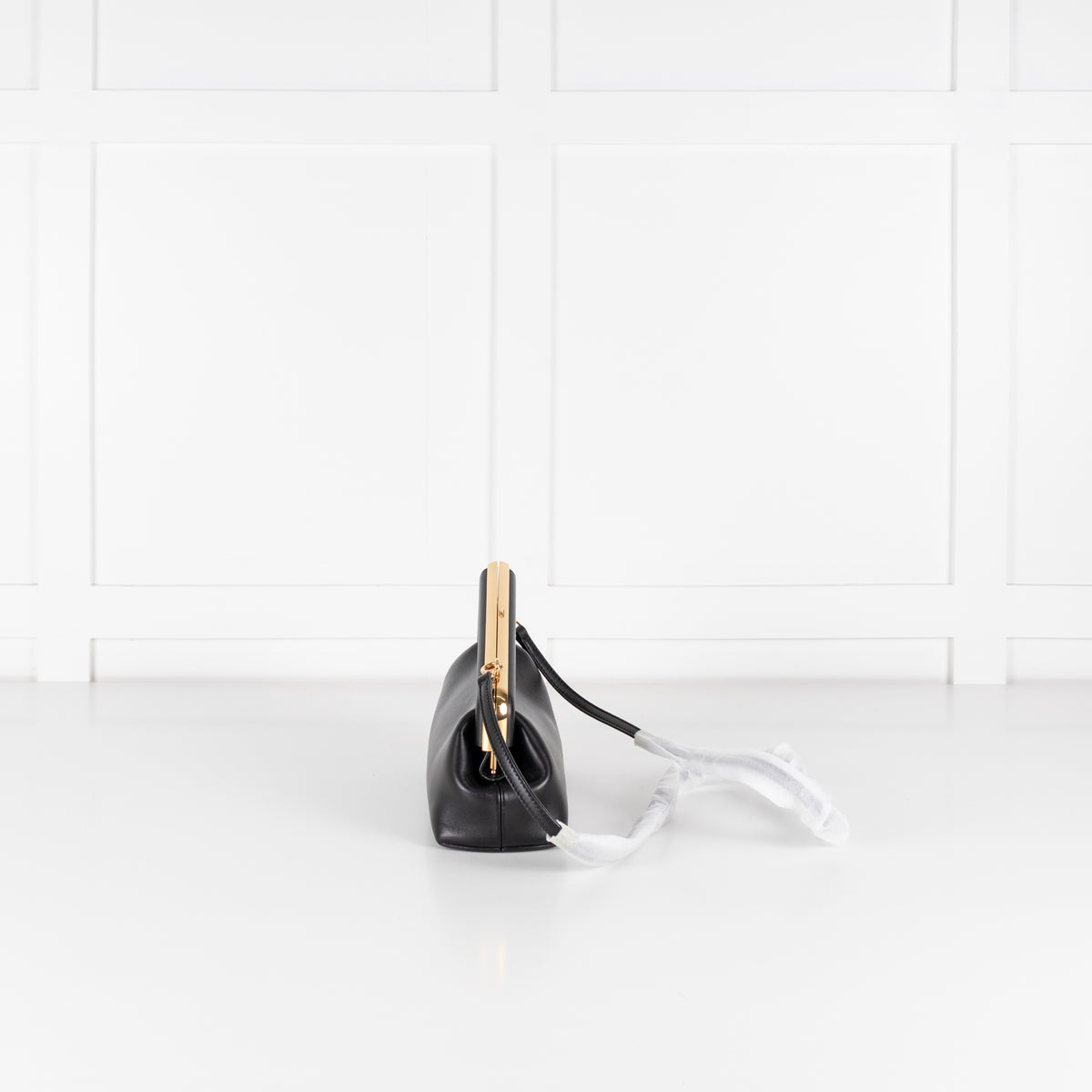 Fendi Black Leather Fendi First Crossbody Bag