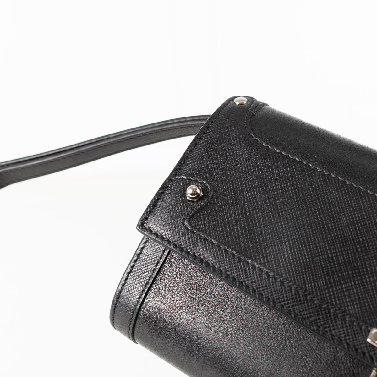 Salvatore Ferragamo Black Gancini Black Wallet
