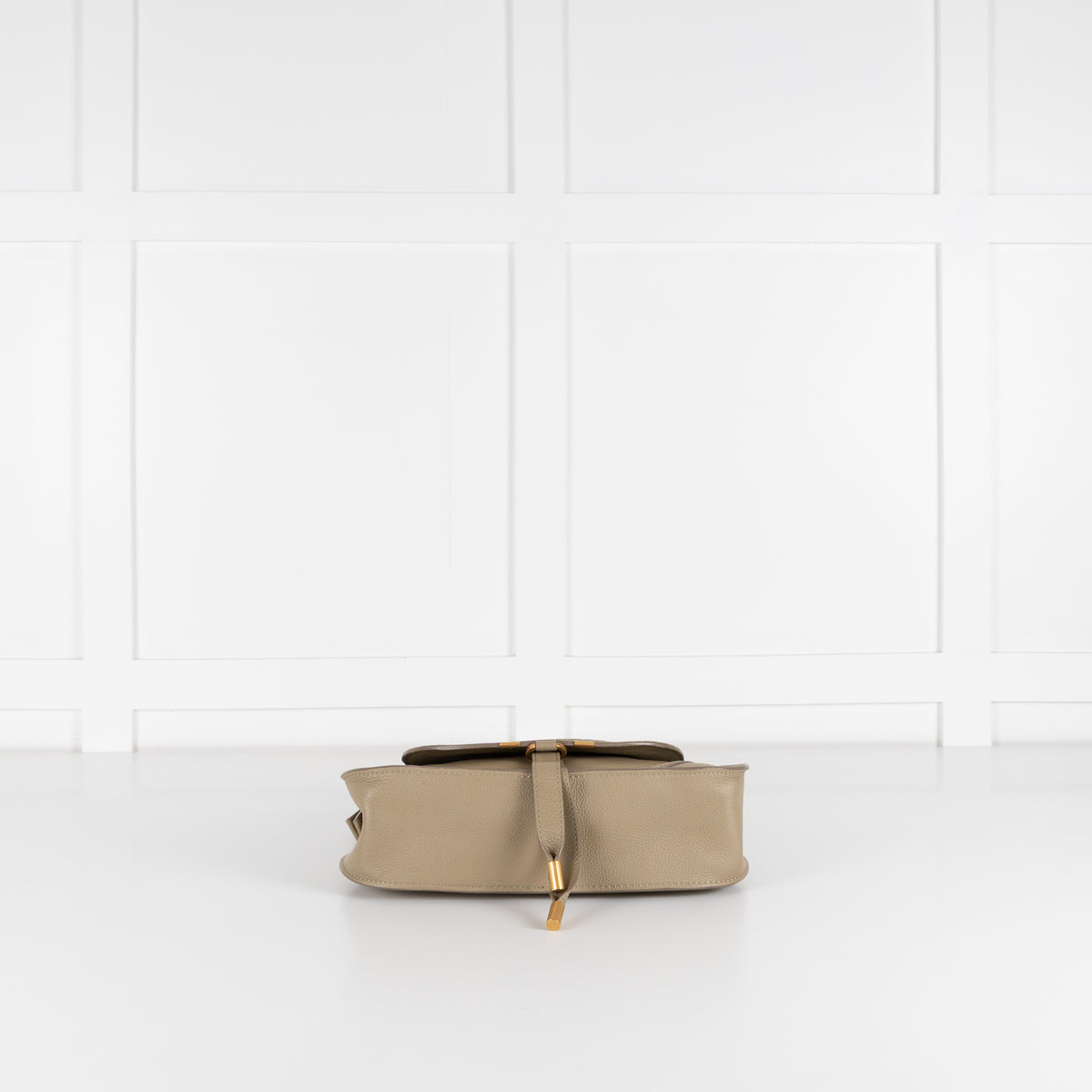Chloe Khaki Marcie Handbag With Crossbody Strap