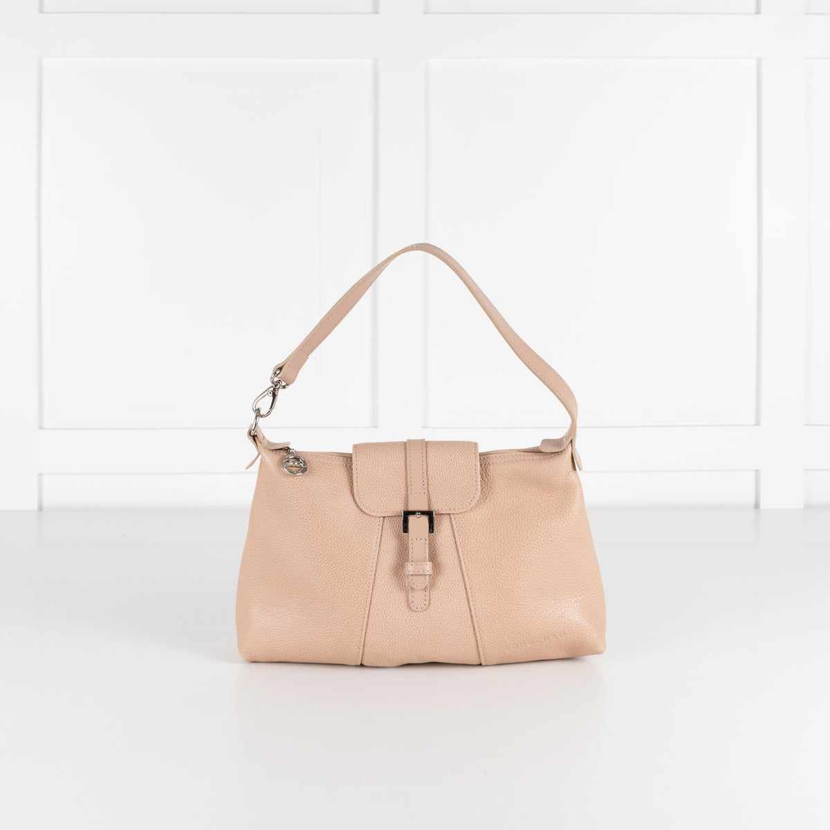 Longchamp Beige Leather Shoulder Bag