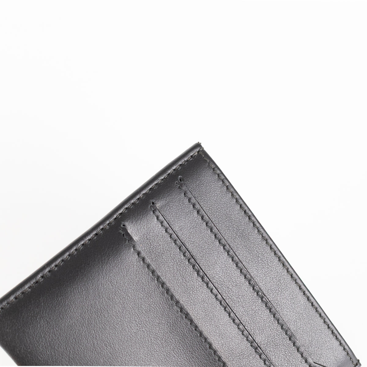 Montblanc Black Leather Card Holder With Coin Case