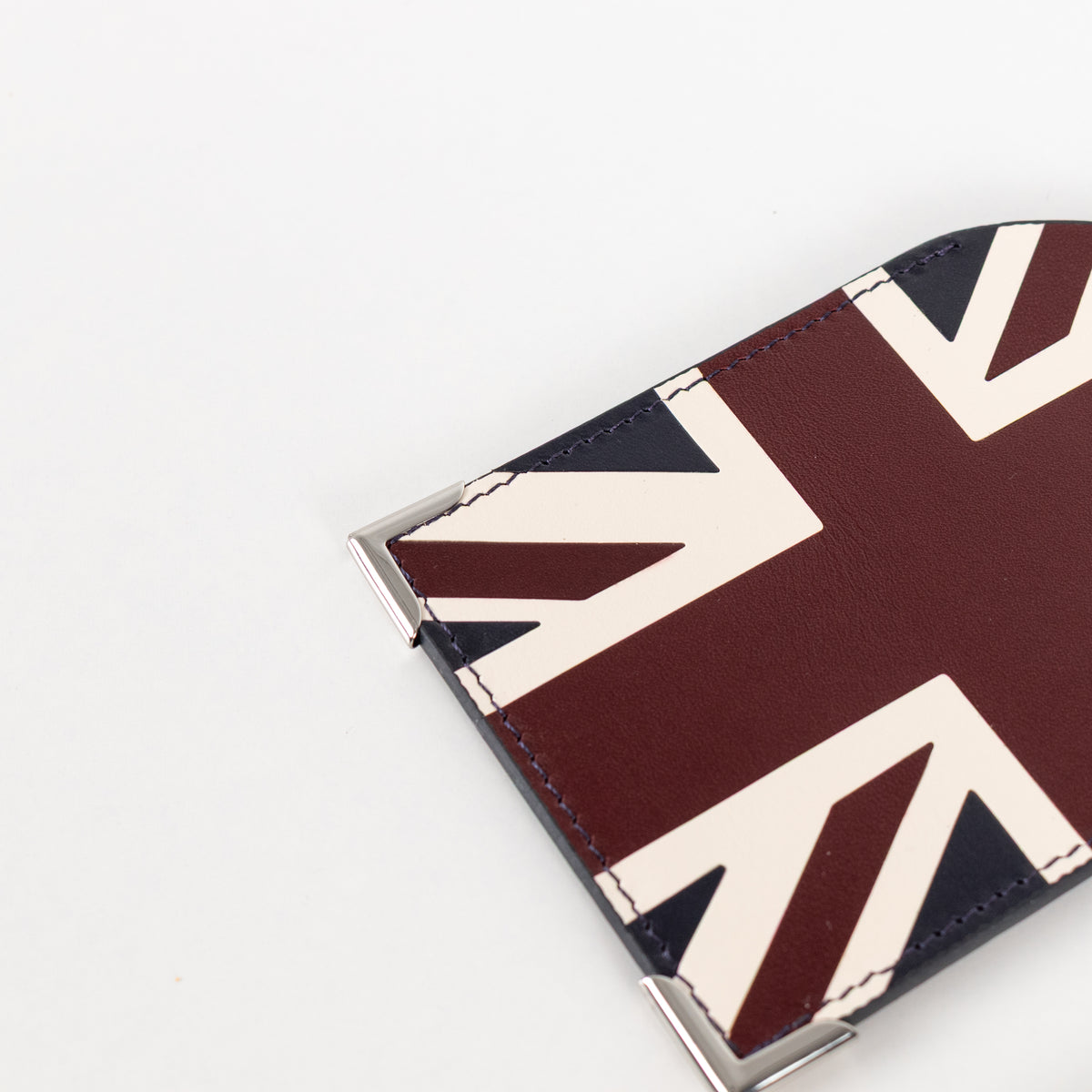 Aspinal of London Union Jack Leather Luggage Tags