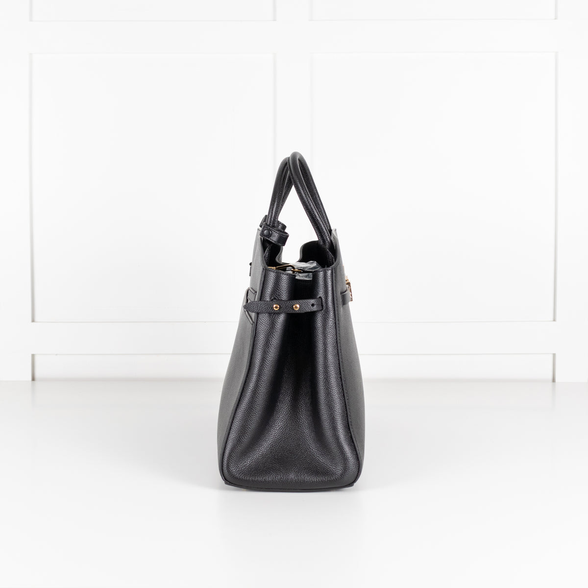DeMellier The Hudson Black Leather Tote