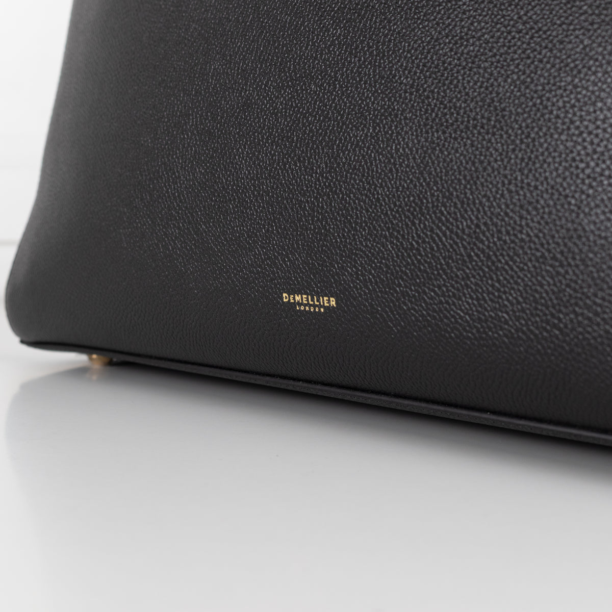 DeMellier The Hudson Black Leather Tote