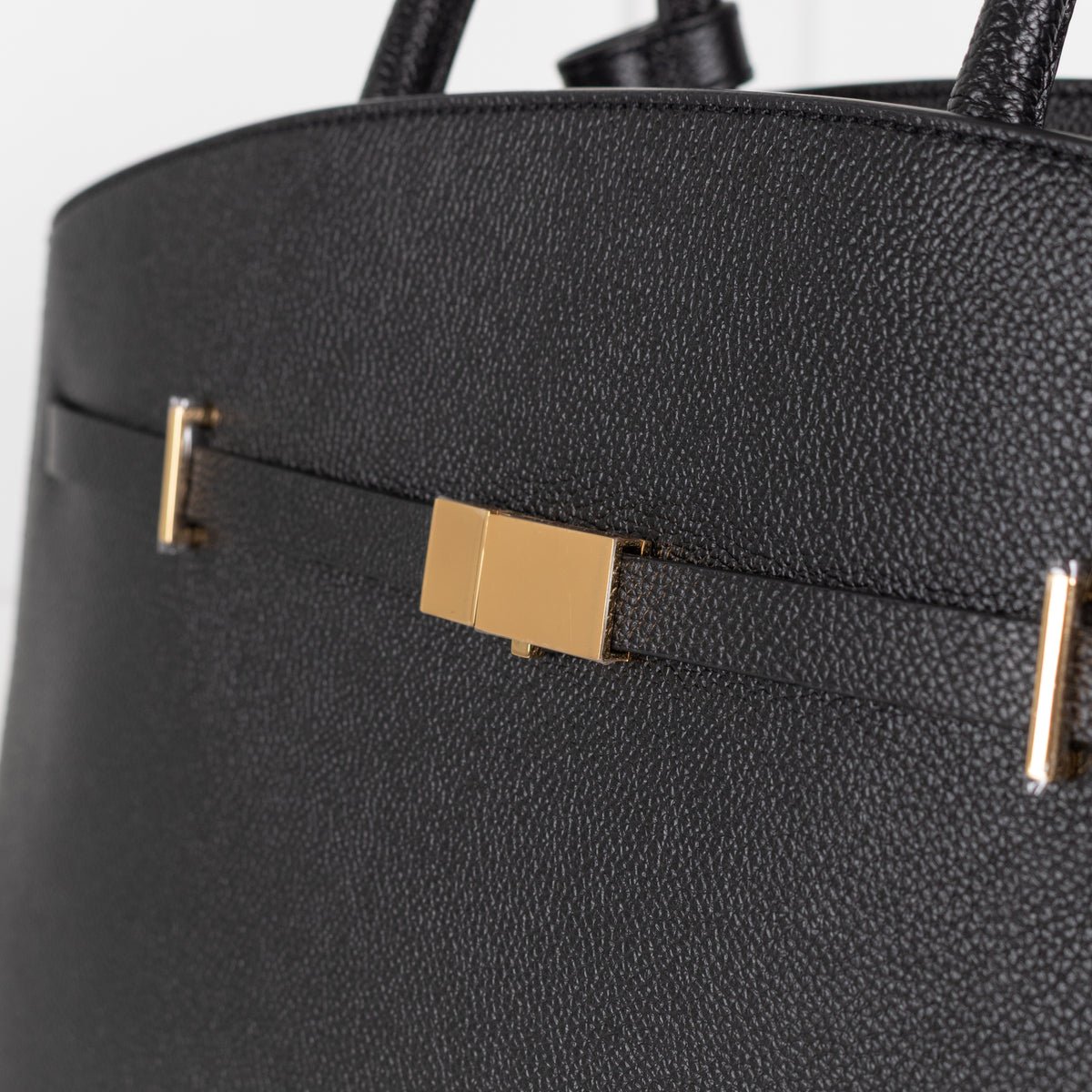 DeMellier The Hudson Black Leather Tote