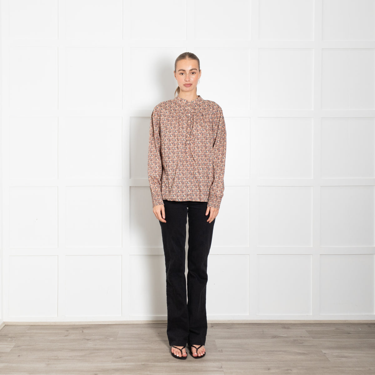 BA&SH Small Floral Print Blouse