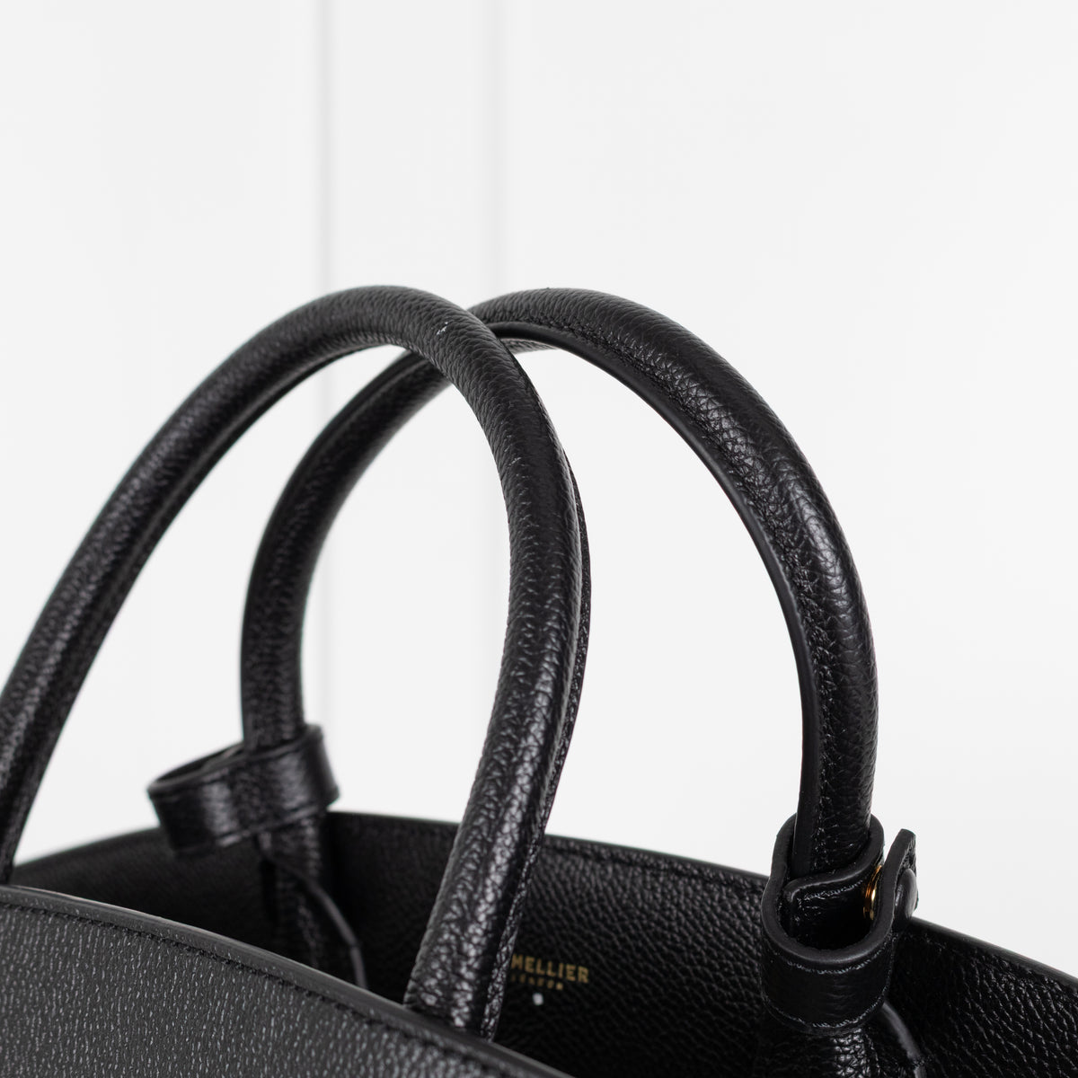 DeMellier The Hudson Black Leather Tote