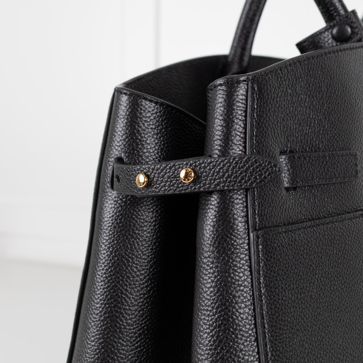 DeMellier The Hudson Black Leather Tote