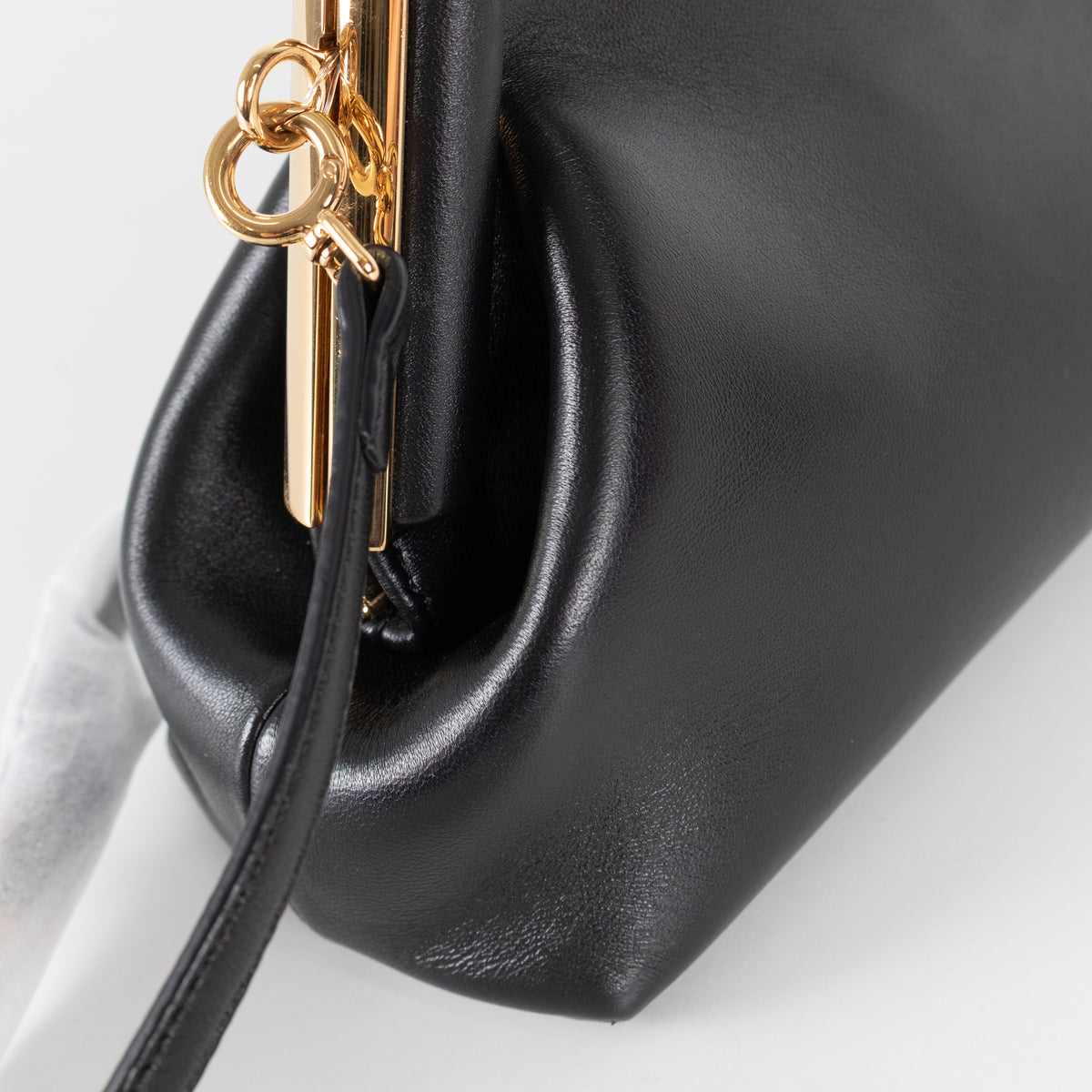 Fendi Black Leather Fendi First Crossbody Bag