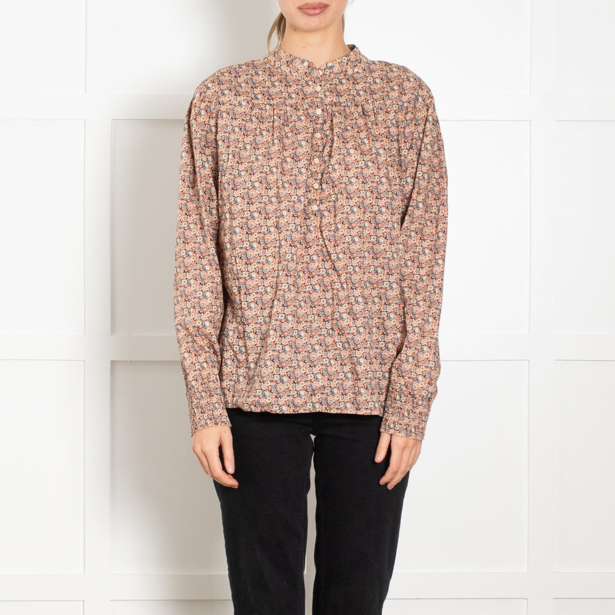 BA&SH Small Floral Print Blouse