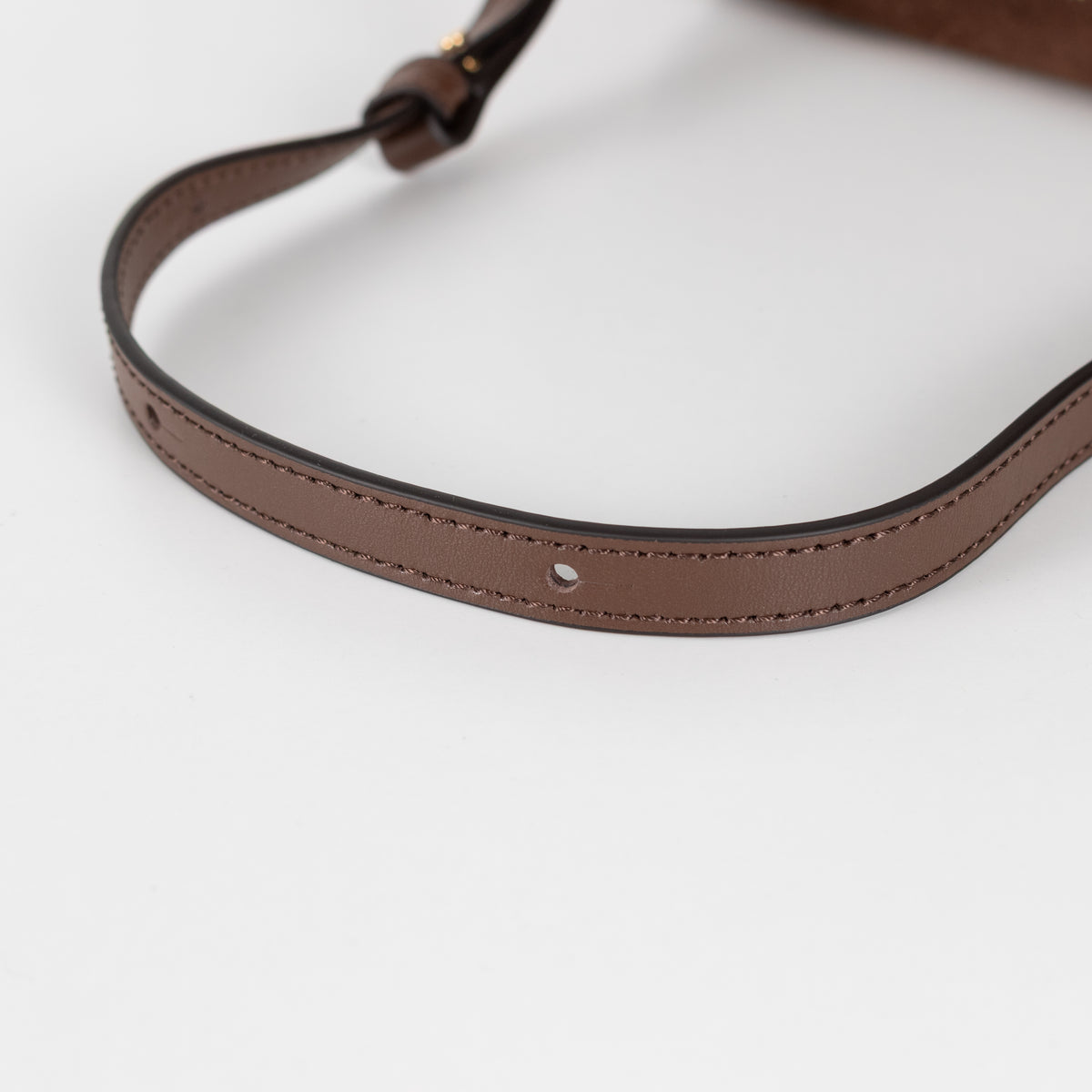 DeMellier The Midi New York Brown Suede Bag