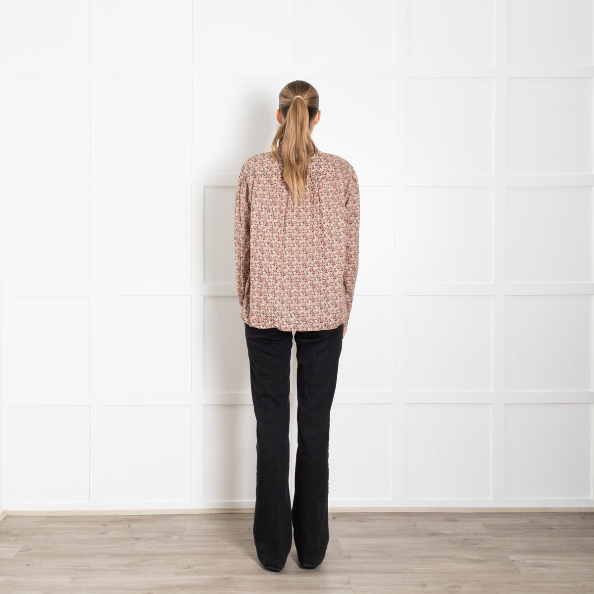 BA&SH Small Floral Print Blouse