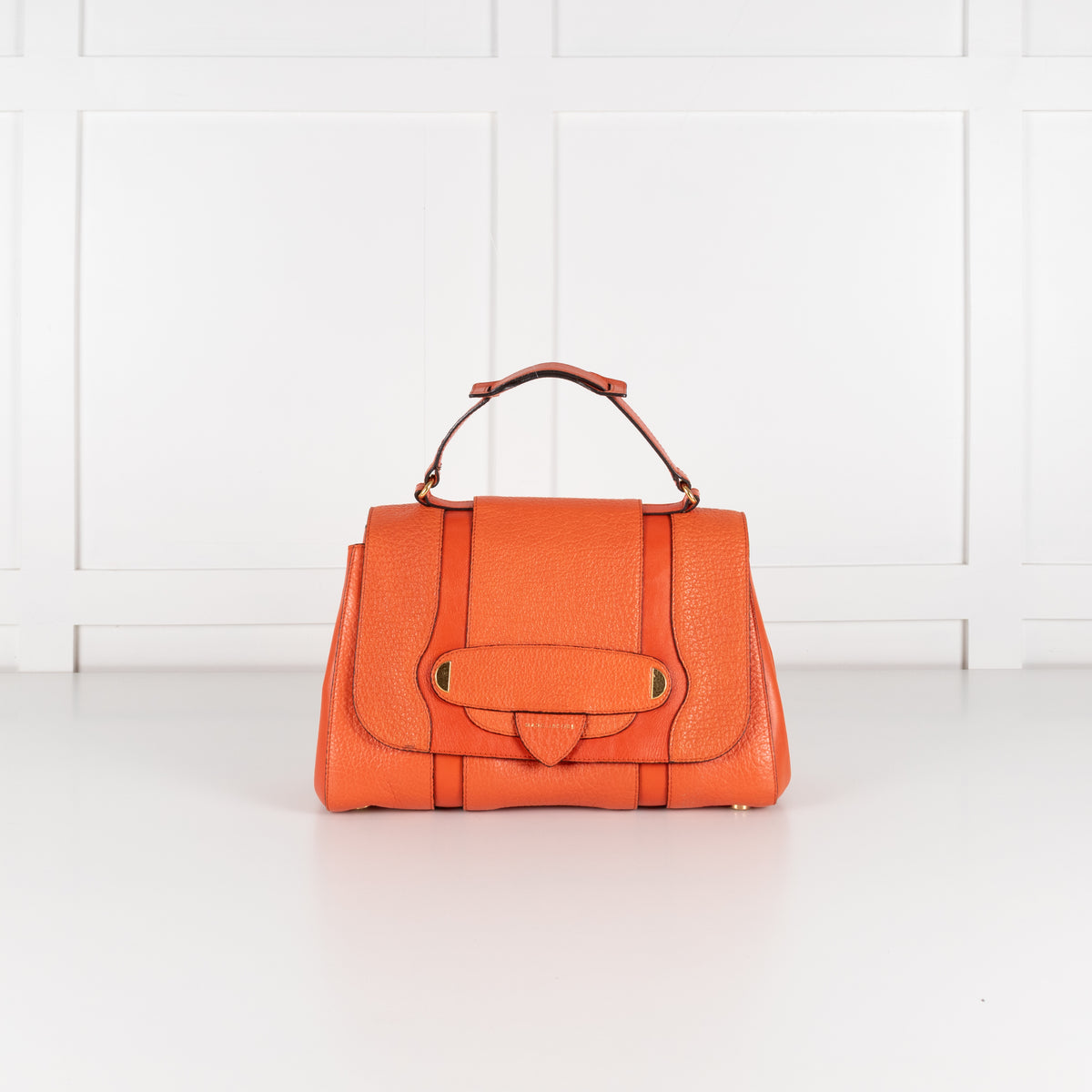 Marc Jacobs Orange Leather Thompson Satchel