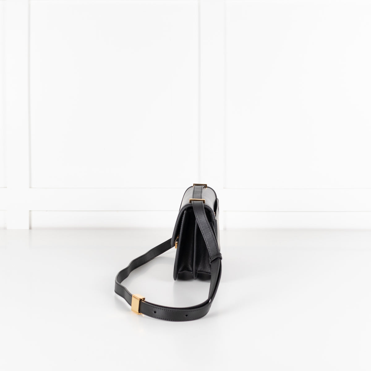 DeMellier The Paris Black Leather Crossbody Bag