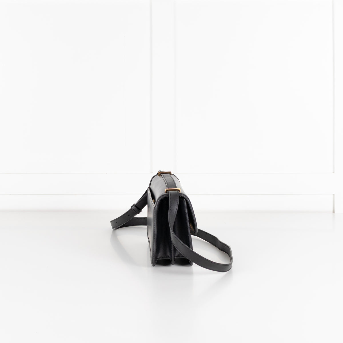 DeMellier The Paris Black Leather Crossbody Bag