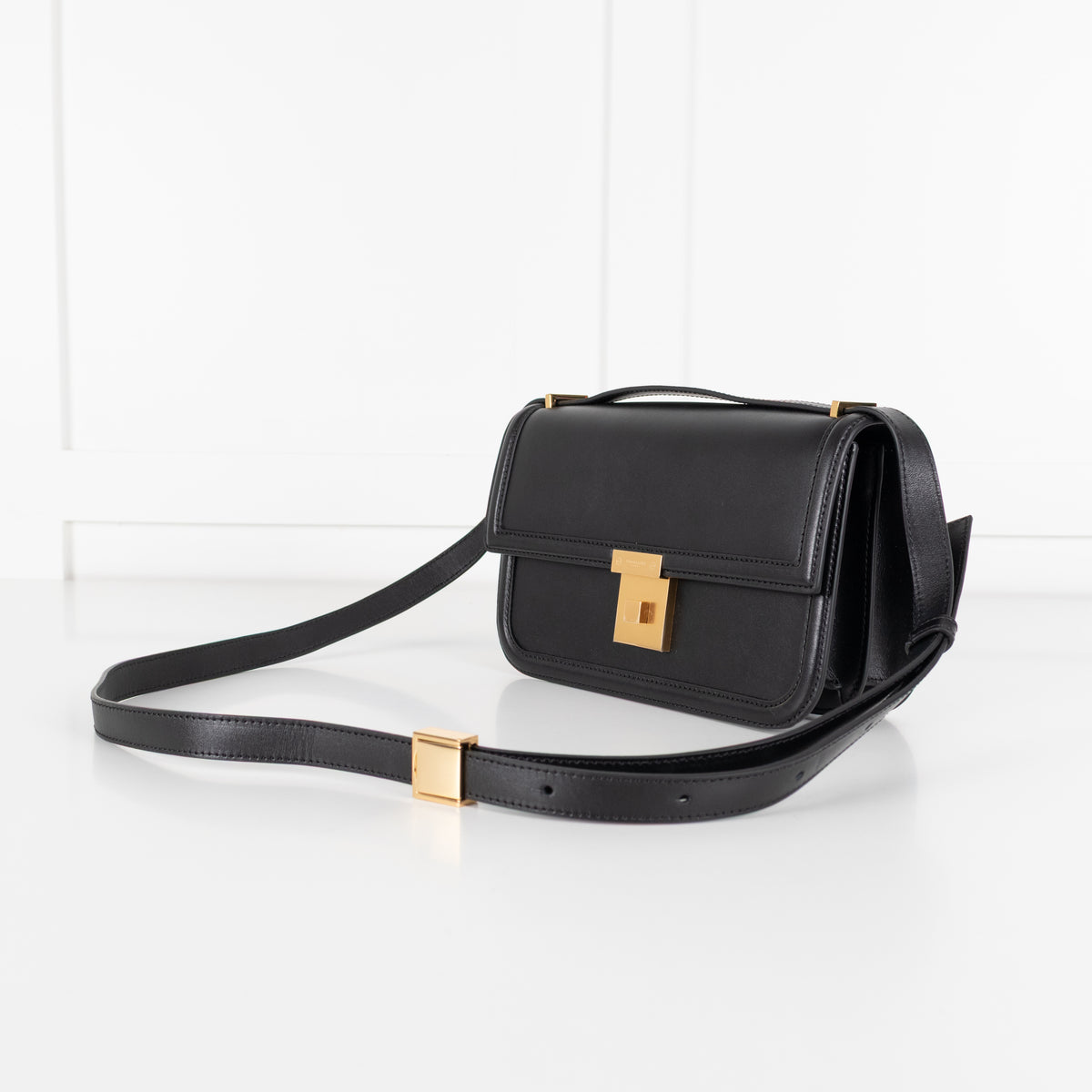 DeMellier The Paris Black Leather Crossbody Bag