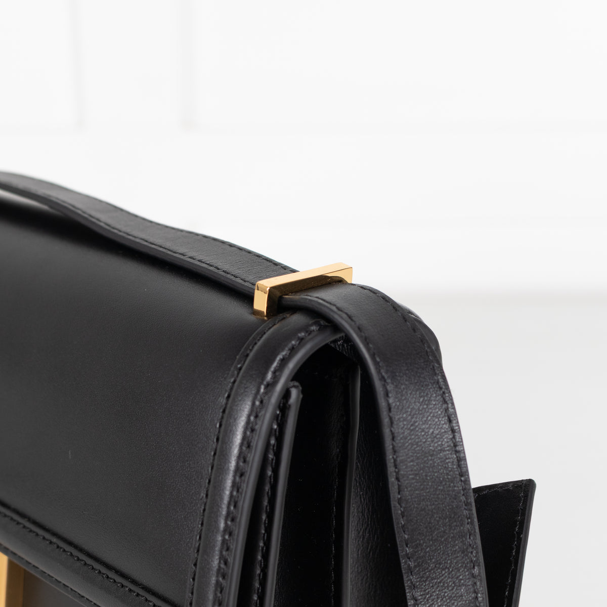 DeMellier The Paris Black Leather Crossbody Bag