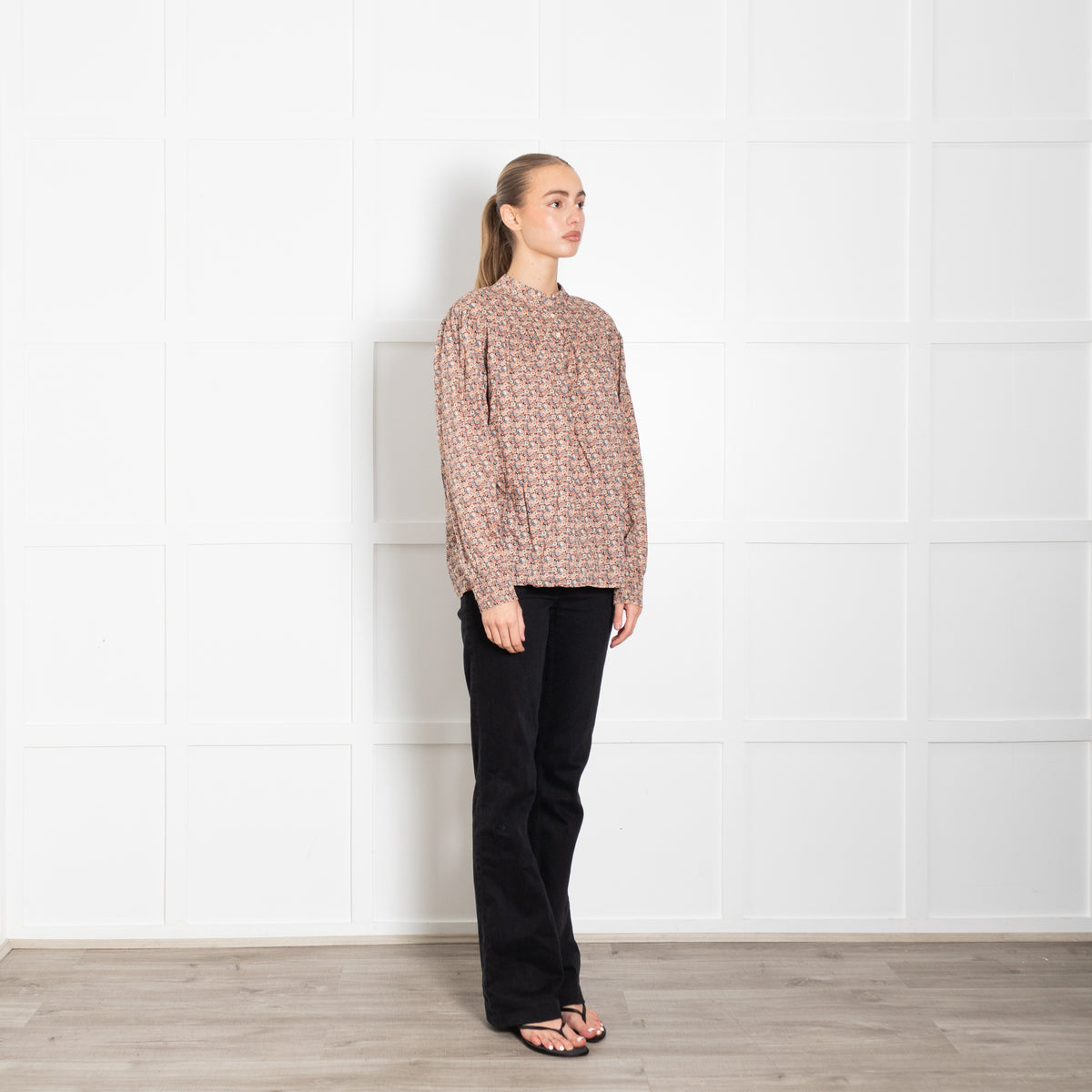 BA&SH Small Floral Print Blouse