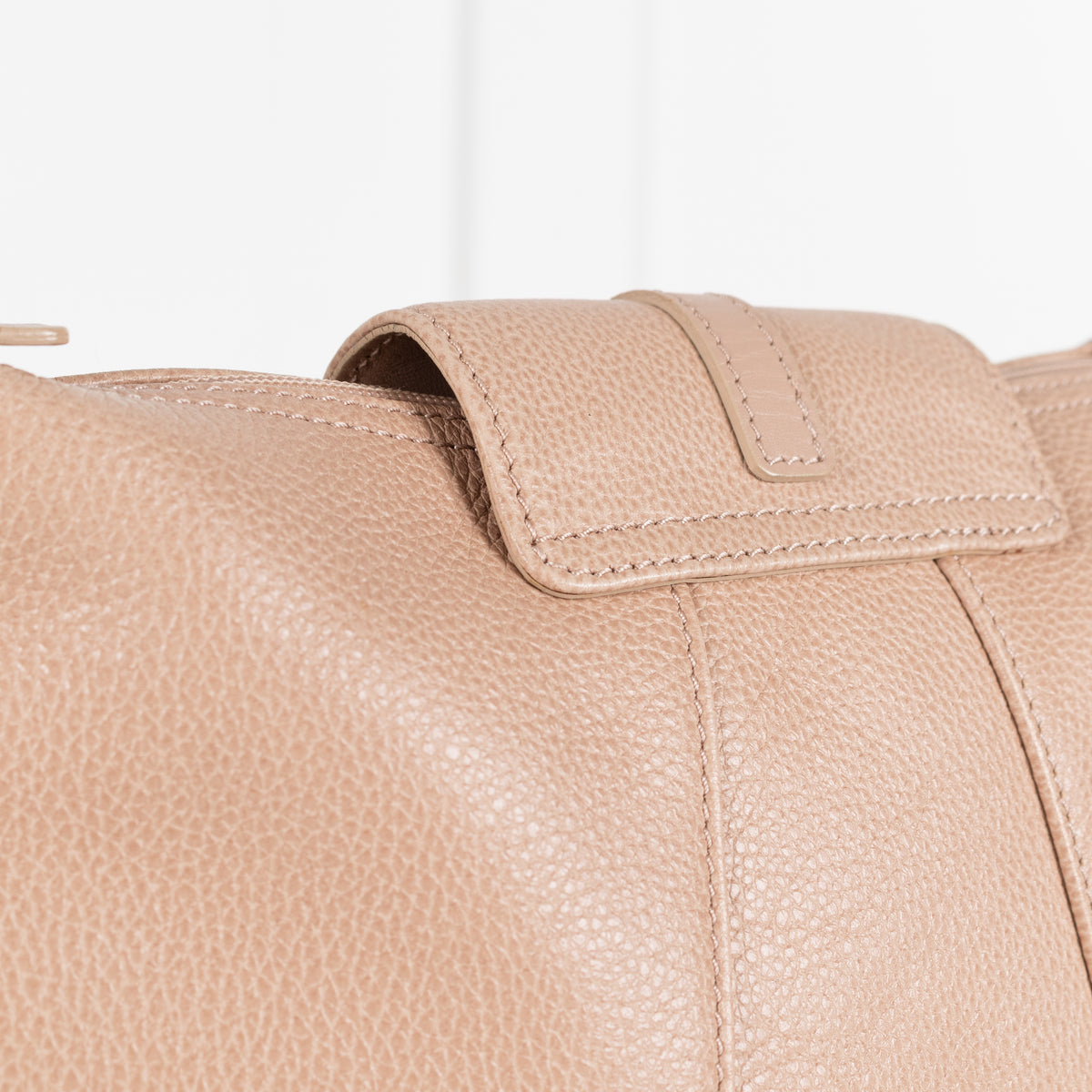 Longchamp Beige Leather Shoulder Bag