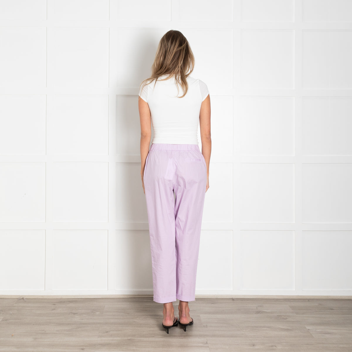 Twinset Actitude Lilac Cotton Trousers