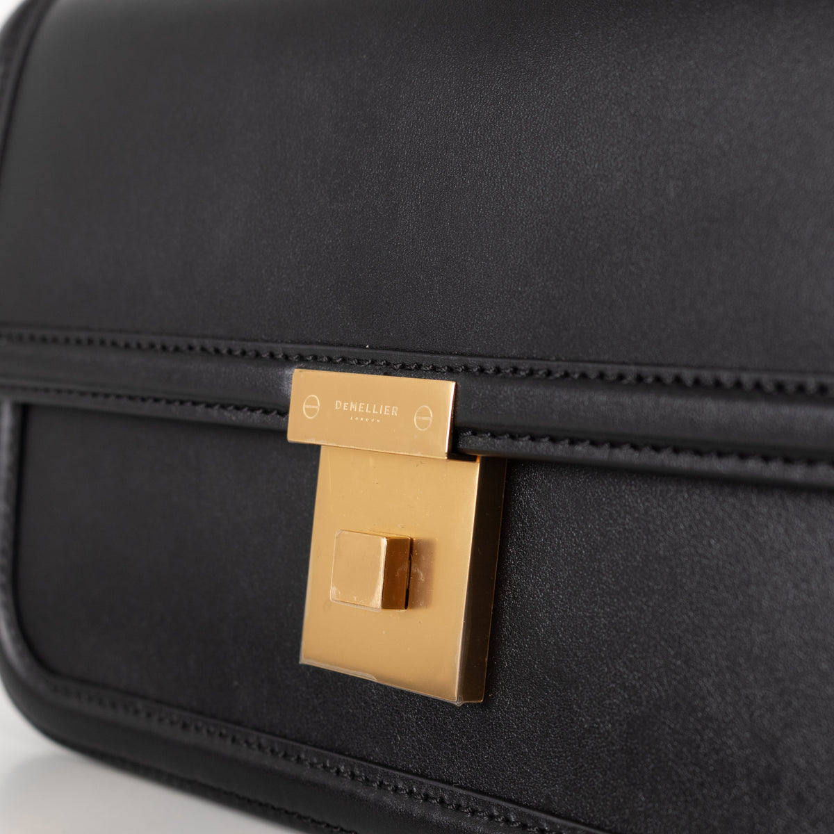 DeMellier The Paris Black Leather Crossbody Bag