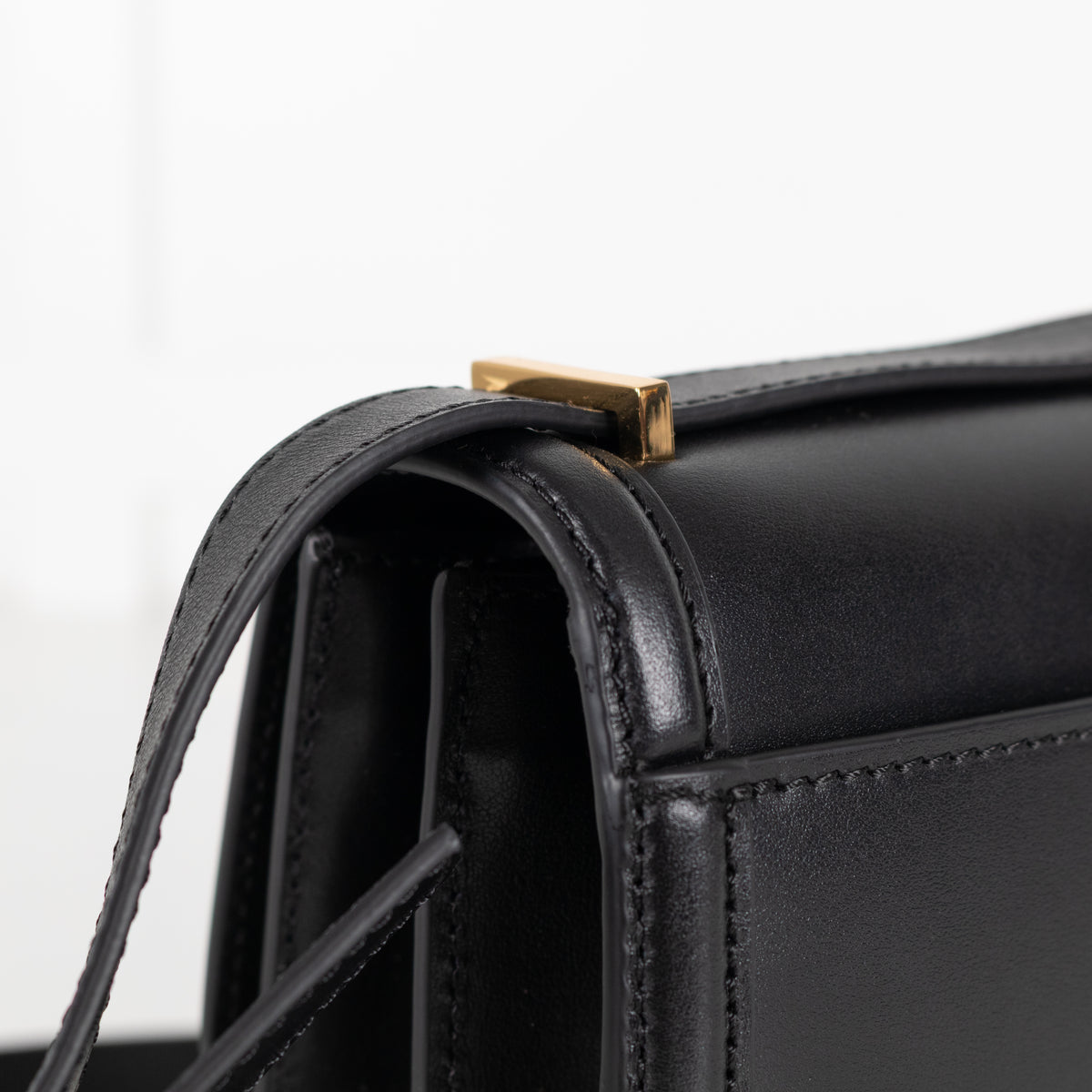 DeMellier The Paris Black Leather Crossbody Bag