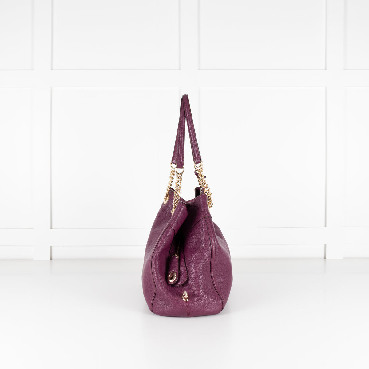 Coach Purple Edie Tote Bag