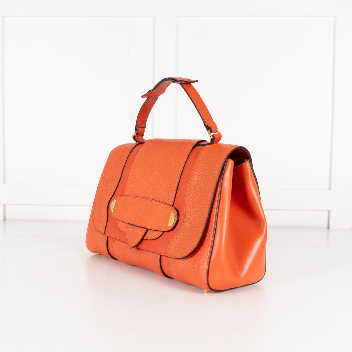 Marc Jacobs Orange Leather Thompson Satchel