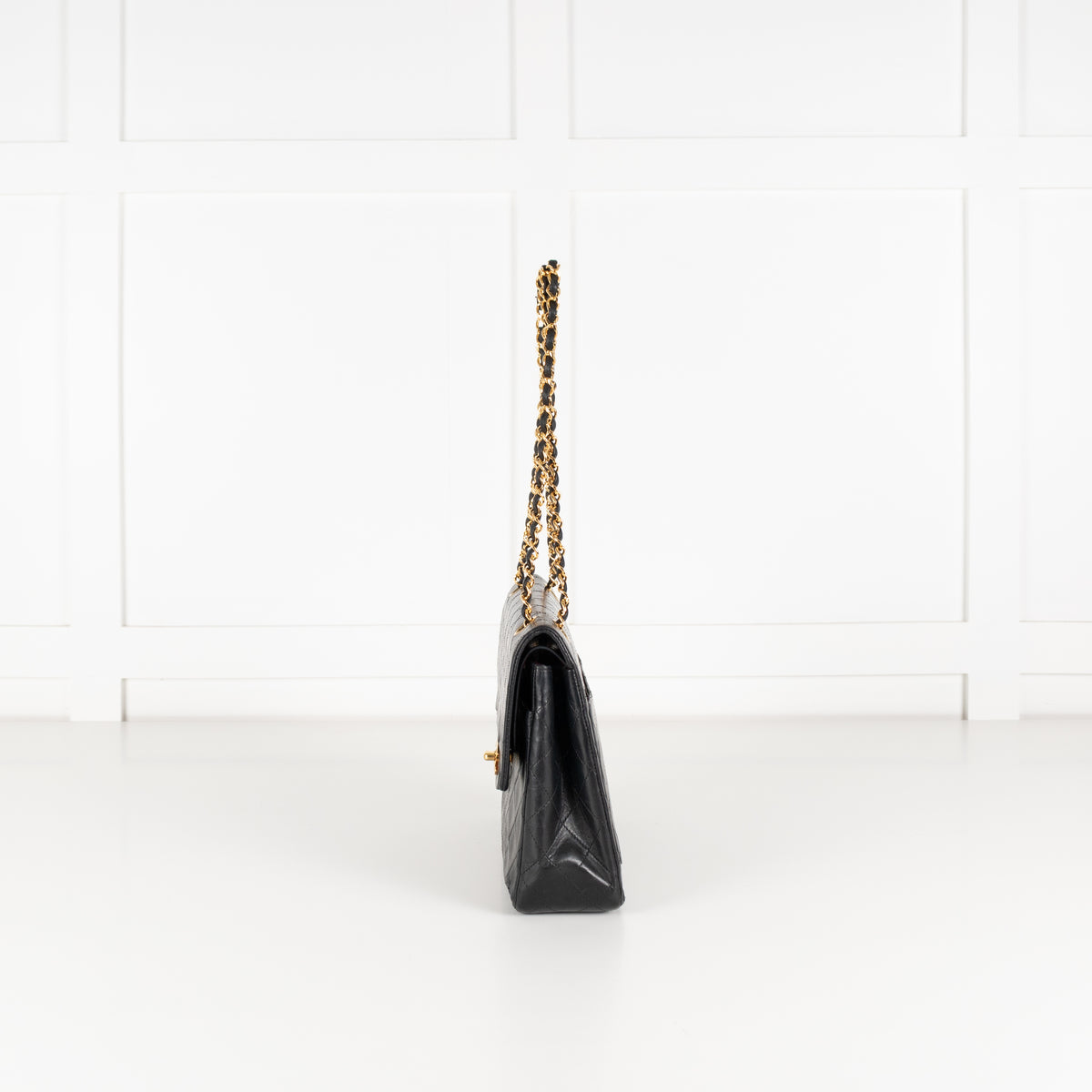 Chanel Vintage Black Matelesse Square Bag