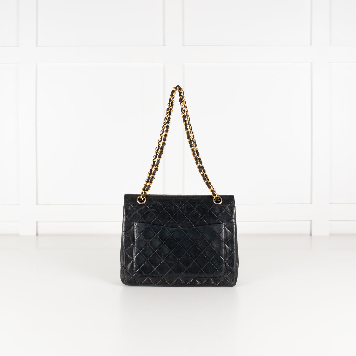 Chanel Vintage Black Matelesse Square Bag
